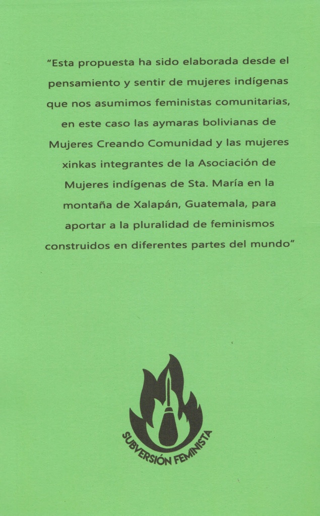Las mujeres indígenas feministas y comunitarias de abya yala - Lorena Cabnal