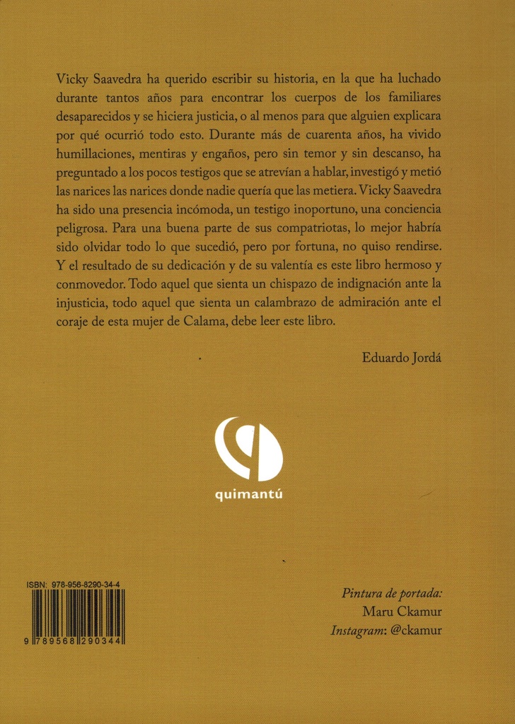 Ojos color del tiempo - Victoria Saavedra