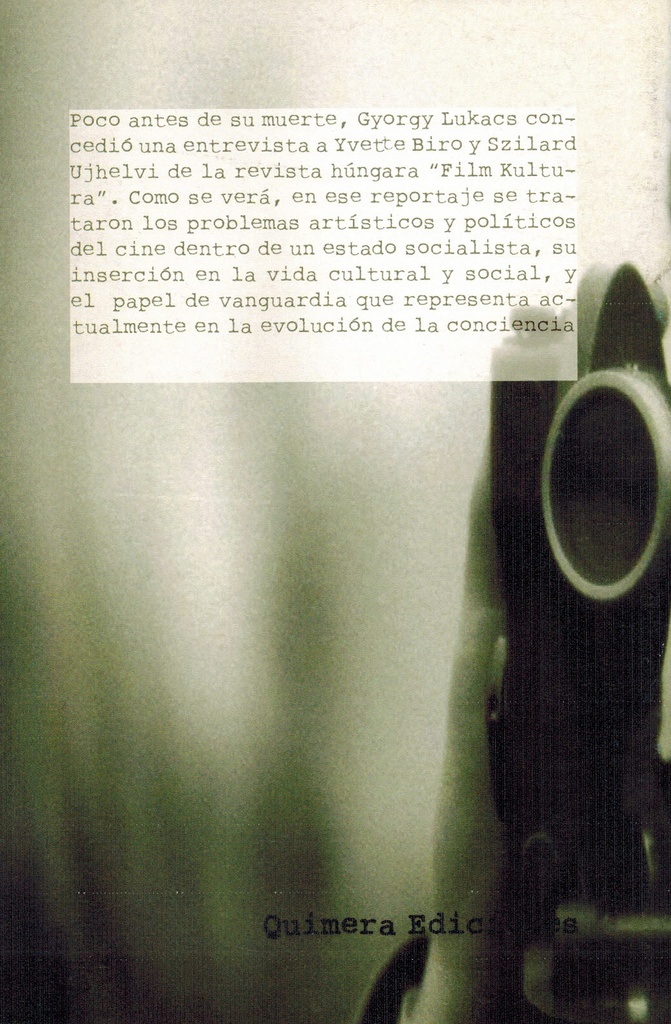 El cine como lenguaje crítico - Georg Lukacs
