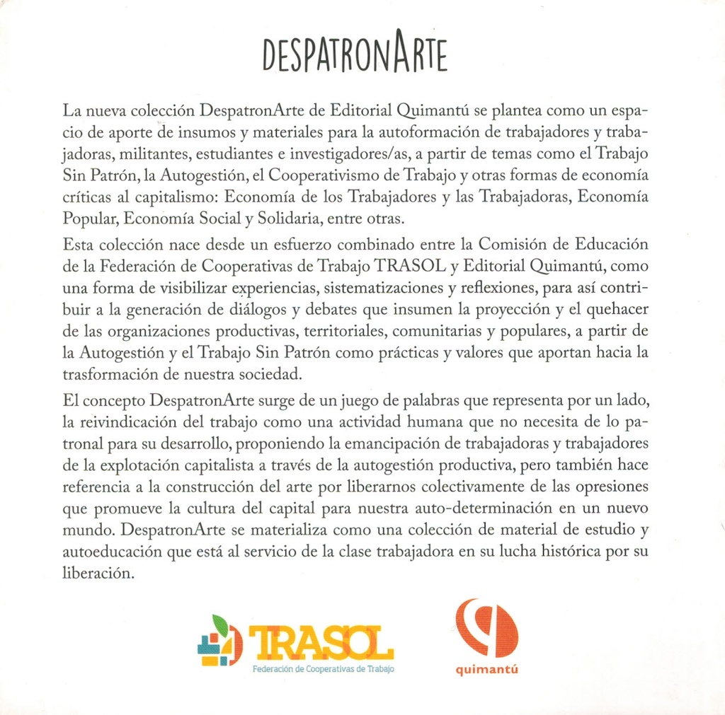 Trabajo sin patrón - TRASOL